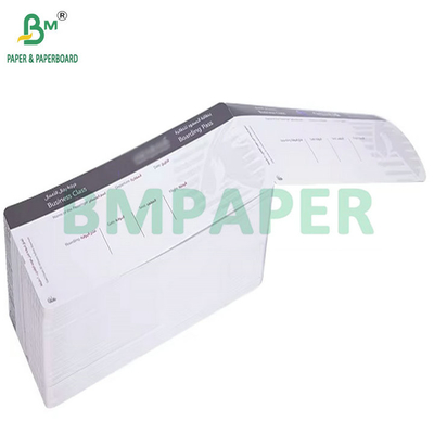 175g 18,8cm x 8,3cm Thermal Blank Boarding Pass Tiket Penerbangan Murah