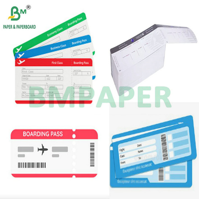 175g 18,8cm x 8,3cm Thermal Blank Boarding Pass Tiket Penerbangan Murah