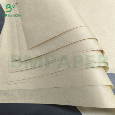 Putih dan cokelat Deli Sandwich bungkus 45gsm Lemak Proof Food Wrapping Paper