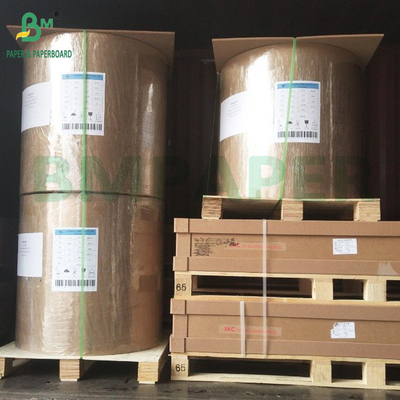 Satu sisi mengkilap kaca MG Kraft Paper 30GSM - 60GSM Untuk kemasan makanan