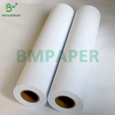 20lb Wide Format Paper Untuk Gambar CAD 36 inci x 150 ft 2' Core Tinggi Keputihan