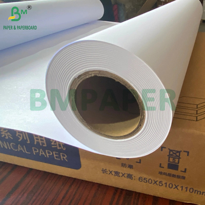 20lb Wide Format Paper Untuk Gambar CAD 36 inci x 150 ft 2' Core Tinggi Keputihan