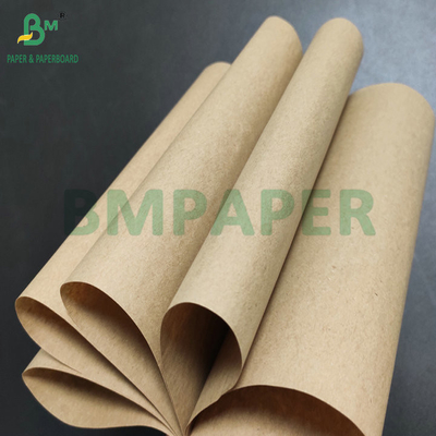 75gm 80gm Kekuatan Tarikan Tinggi Kertas Kraft Brown Untuk Membuat Kantong Semen