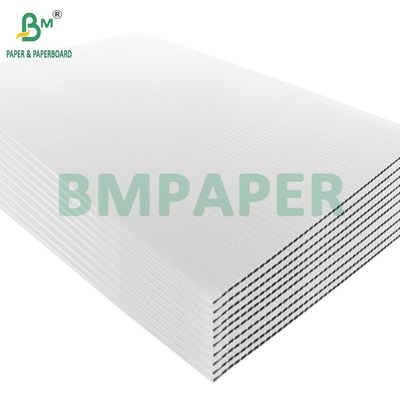 1.5MM 3lapisan White corrugated Board Untuk Kotak Kosmetik Liner E Flute 69 x 99CM