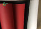 Merah Laminatied &amp;amp; Dilapisi Dicuci Kraft Kertas 0.5mm 0.7mm 0.8mm Ketebalan