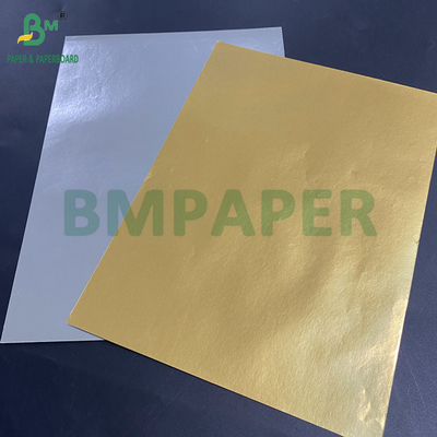 70g Metallized Beer Label Paper Aluminium Coated 1 Side Putih Belakang