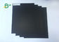 Customized 80gsm - 450gsm Book Binding Board, Satu Ukuran Dilapisi Black Paper Board Untuk Hang Tag
