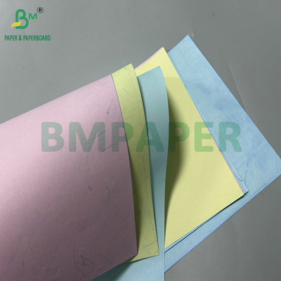 50 gram 55 gram Biru Kuning Warna NCR Karbonless Invoice Paper Dengan 640 x 900mm