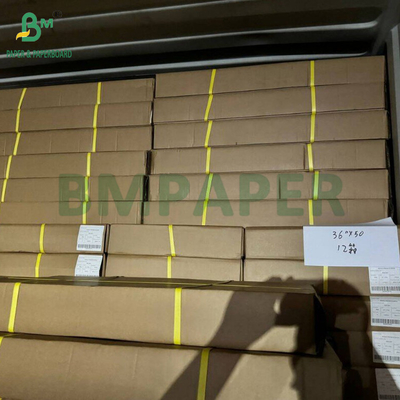 20# Gulung Kertas Bond Putih Biasa Untuk Printer Inkjet Format Besar 24 In x 150 Ft