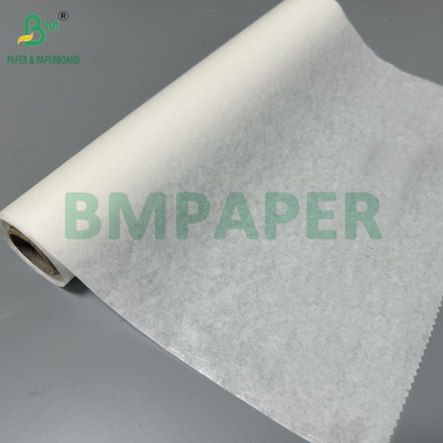 40gm Double Sisi Silicone Coated Paper Rolls Untuk Baking Food Grade Putih Wrapping Paper
