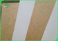 Satu Sisi Dilapisi Permukaan Food Grade Paper Roll 100% Virgin Pulp Material