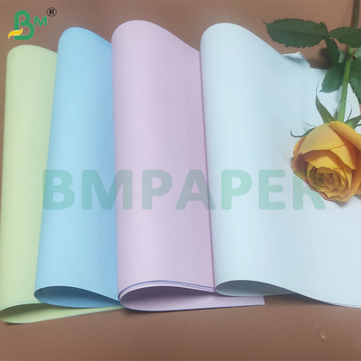 48-80 GSM Substansi NCR Karbonless Copy Paper Rolls dalam beberapa warna