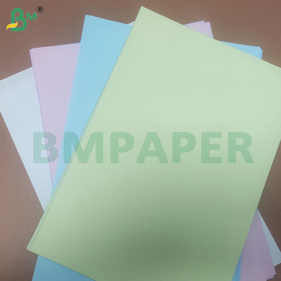48-80 GSM Substansi NCR Karbonless Copy Paper Rolls dalam beberapa warna