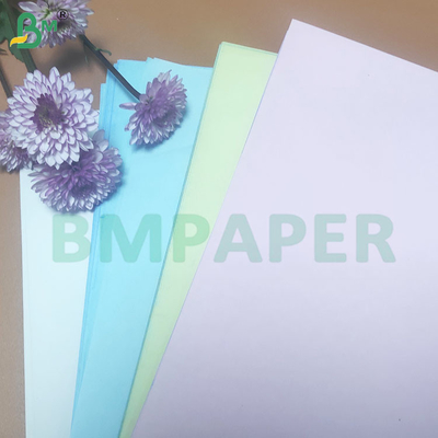 48-80 GSM Substansi NCR Karbonless Copy Paper Rolls dalam beberapa warna