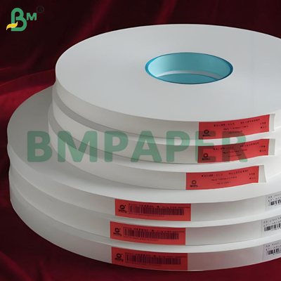 22-53mm Putih Food Safe Straw Packing Kraft Paper Rolls Printable