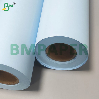 Gulung kertas plotter biru sisi ganda untuk rekayasa dan gambar CAD