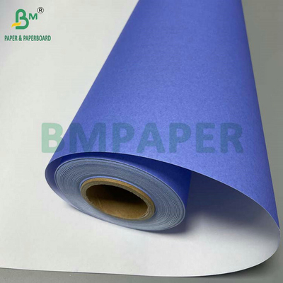 610mm x 50m A0 A1 80GSM Ungu Biru CAD Plotter Paper Roll