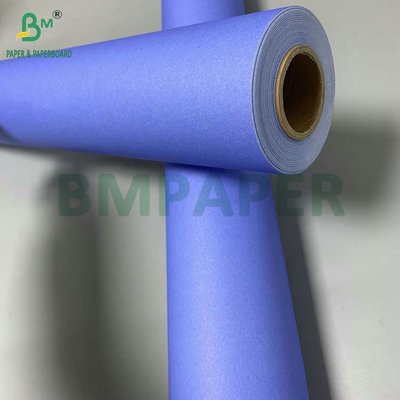 610mm x 50m A0 A1 80GSM Ungu Biru CAD Plotter Paper Roll