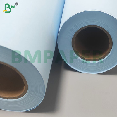 20lb Kekakuan Blueprint Paper Roll Untuk CAD Plotting 610mm Lebar