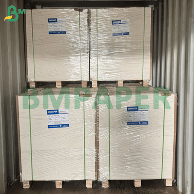 Kertas sampul yang tidak dilapisi Putih 100lb Cerah Ultra Lemes