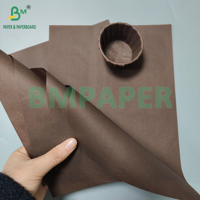 40gsm Greaseproof Brown Baking Cup Cake Paper Tray Muffin Liner