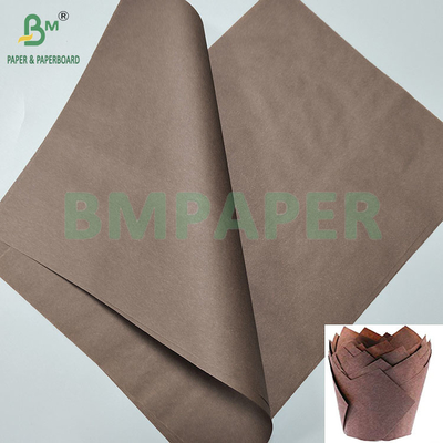 40gsm Greaseproof Brown Baking Cup Cake Paper Tray Muffin Liner