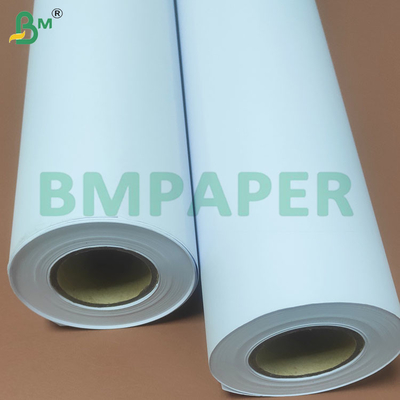 610mm Lebar Putih CAD Plotter Paper Rolls dengan Cetakan yang Tepat