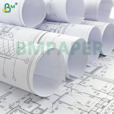 BMPAPER Large Format Paper 24 "x 500" Rolls Bond Engineering 20lb 3" Inti