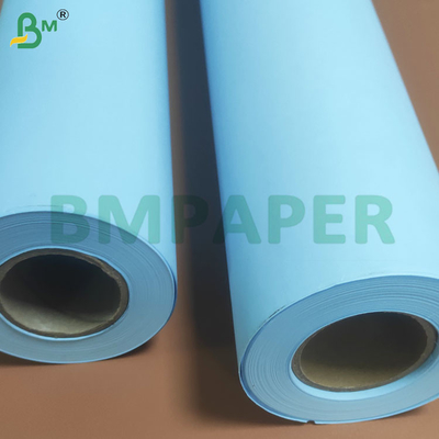 20lb Teknik Double Side Blue Plotter Paper Rolls 610mm X 100m