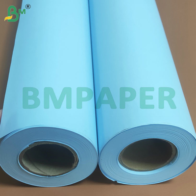 20lb Teknik Double Side Blue Plotter Paper Rolls 610mm X 100m