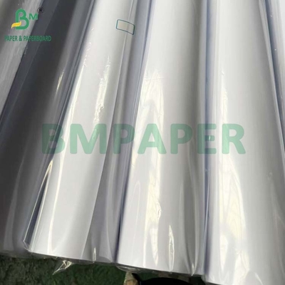 32lb 35lb Wide Format Roll Cerah Putih Lapisan Graph Paper 36in x 100ft
