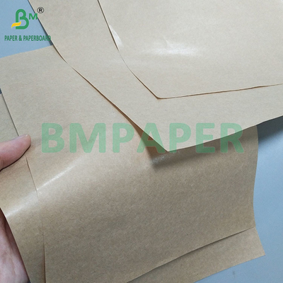 30gm 50gm MG Brown Kraft Food Packing Bag Roll Greaseproof kertas
