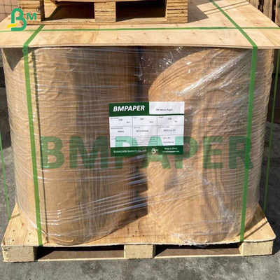 Natural Brown Back Side Top White Coated Paperboard 275gm Makanan aman