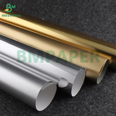 70gm Metallized Gold Silver Wet Strength Paper Untuk Label Bir 70 x 100cm