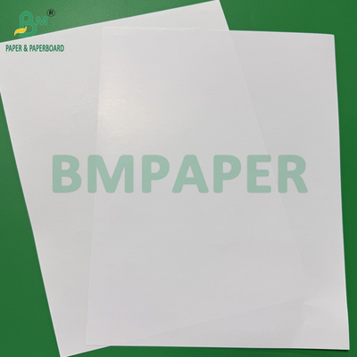 120g C1S Lapisan Satu Sisi Gloss Paper 68cm 110cm Lebar Roll