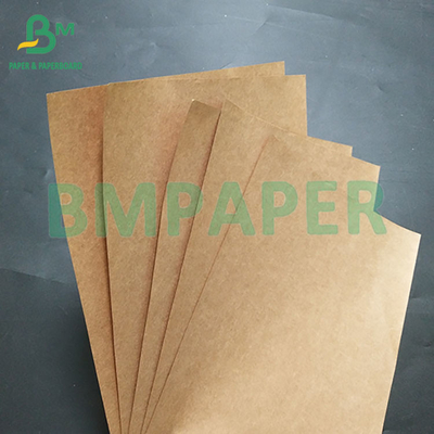 120gm bahan makanan Brown Kraft Liner Paper Untuk Membuat Tas Tangan Tas kemasan makanan