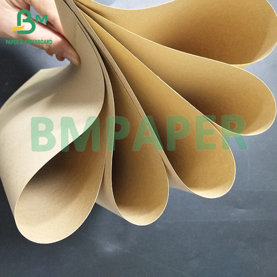 120gm bahan makanan Brown Kraft Liner Paper Untuk Membuat Tas Tangan Tas kemasan makanan
