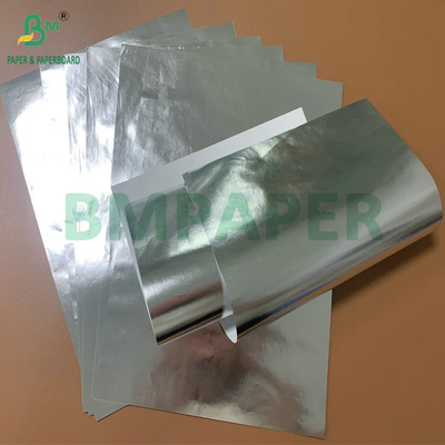 Aluminium Lapisan Putih Kembali 70gsm Wet Kekuatan Kertas Untuk Botol Kaca Bir