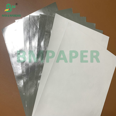 Aluminium Lapisan Putih Kembali 70gsm Wet Kekuatan Kertas Untuk Botol Kaca Bir