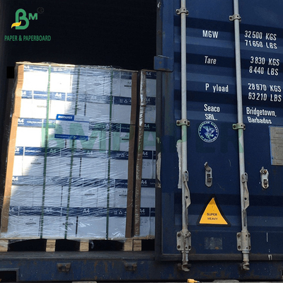 75gm Putih Pink Carbonless NCR Paper Untuk Waybill 8,5 'x 14' 'Image Hitam