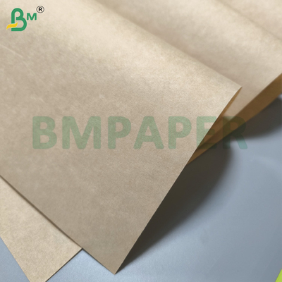 Kantong belanjaan Gunakan Brown Kraft Paper 50g 60g 70g Food Grade To Go Kraft Paper