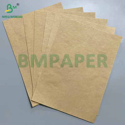 Kekuatan tinggi 60gm 70gm Brown Kraft Paper Food Grade Bag Paper