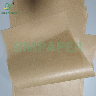 40gm Food Grade Oilproof dan Waterproof Brown Baking Silicone Oil Paper