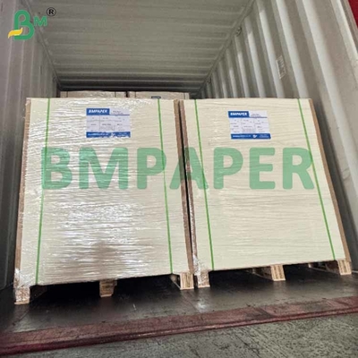 Panas - Resistant Cup Board Material PE Lapisan Satu Sisi Warna Putih