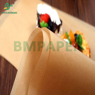 Makanan Aman 35gsm 45gsm Silikon Lapisan Baking Paper Putih Greaseproof