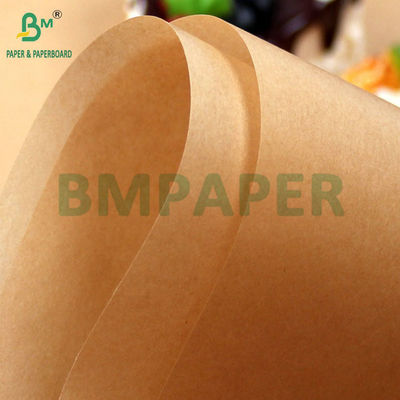 Makanan Aman 35gsm 45gsm Silikon Lapisan Baking Paper Putih Greaseproof