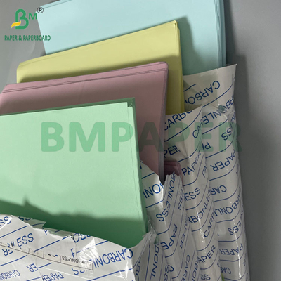 NCR 56G 60G 76G Black Image Carbonless Copy Paper Dalam Roll Dalam Sheet Dalam Ream