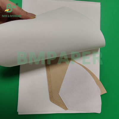 50g Wood Pulp Bleached and Unbleached Food Grade Coffee Filter Paper 328mm