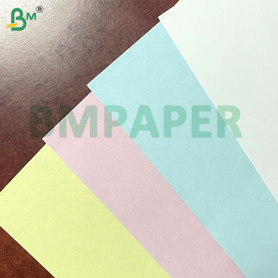 55gsm Putih / Biru Blank Image Karbonless Paper Rolls & Sheets untuk Cetak Resit NCR CB / CF / CFB