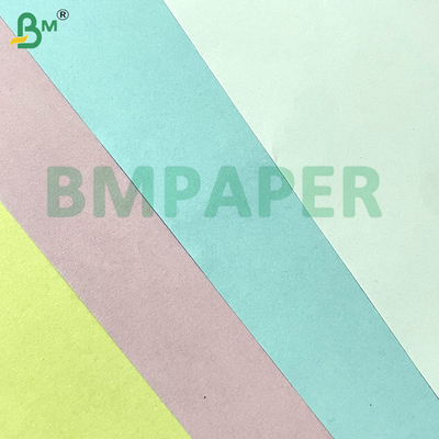 55gsm Putih / Biru Blank Image Karbonless Paper Rolls & Sheets untuk Cetak Resit NCR CB / CF / CFB
